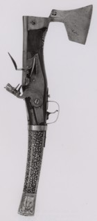 Combined Axe and Flintlock Pistol, Germany, Axe, 1570/1600  Pistol, 1670/1700. Creator: Unknown.