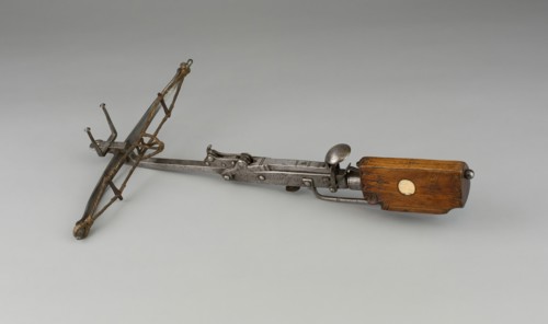 Stone Crossbow with Spanner for a Child, Germany, c. 1700. Creator: Unknown.