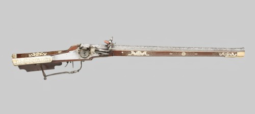 Wheellock Rifle, Germany, 1580. Creator: Unknown.