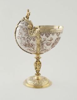 Nautilus-Shell Cup, Augsburg, c. 1600/1700 (19th century mounts). Creator: Unknown.