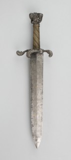 Hunting Hangar with Calendar Blade, Munich, blade dated 1534, hilt late 17th century. Creator: Unknown.