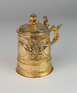 Tankard with Biblical Scenes, Passau, 1569. Creator: Unknown.