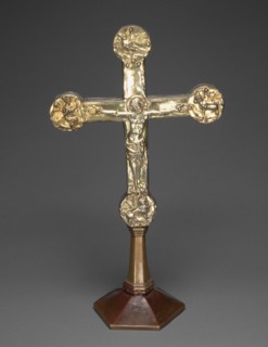 Altar Cross, Brunswick, c. 1325; foot: 15th century. Creator: Unknown.