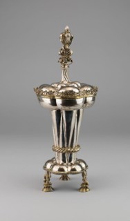 Beaker with Cover, Germany, c. 1500. Creator: Unknown.