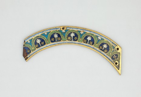 Plaque from an Arch of a Reliquary Shrine, Rhineland, 1175/1200. Creator: Unknown.