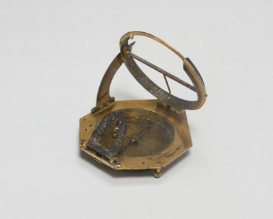 Portable Compass Sundial, Germany, 17th century. Creator: Unknown.