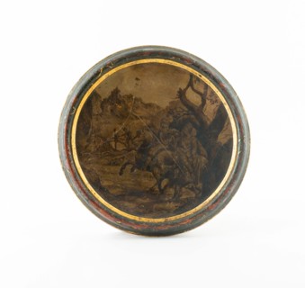 Roundel with Hunting Scene, Germany, Late 16th to 17th century. Creator: Unknown.