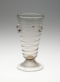 Passglass with Loops and Glass Rings, Germany, 1600/1700. Creator: Unknown.