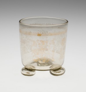 Beaker with Feet, Germany, Late 17th century. Creator: Unknown.