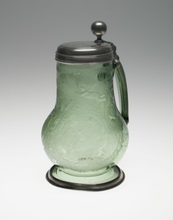 Armorial Covered Tankard, Germany, 1714. Creator: Unknown.