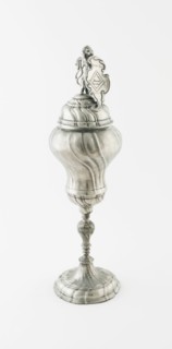 Carpenters' Guild Cup and Cover, Germany, c. 1750. Creator: Unknown.