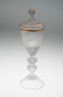 Wine Glass and Cover, Lauenstein, c. 1756. Creator: Unknown.