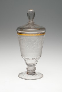 Wine Glass and Cover, Schleswig, c. 1740. Creator: Unknown.