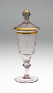 Wine Glass and Cover, Schleswig, c. 1740. Creator: Unknown.