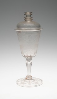 Goblet with Cover, Thuringia, 1701-1713. Creator: Unknown.