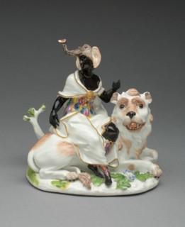 Allegorical Figure Representing Africa, Meissen, 1746. Creator: Meissen Porcelain.