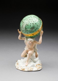 Atlas of the World, Meissen, 18th-19th century. Creator: Meissen Porcelain.