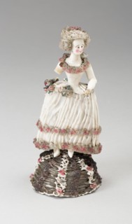 Lady, France, 1750/99. Creator: Verres de Nevers.