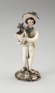 Boy with a Vase, France, Late 18th century. Creator: Verres de Nevers.