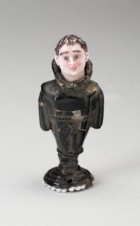 Bust of a Cleric, France, 18th century. Creator: Verres de Nevers.