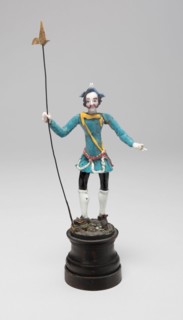 Soldier with Lance, France, Late 17th to early 18th century. Creator: Verres de Nevers.
