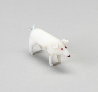 Pig, France, 18th century. Creator: Verres de Nevers.