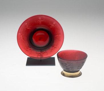 Cup and Saucer, Berlin, c. 1710. Creator: Unknown.