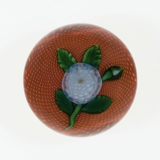 Paperweight, Saint-Louis, c. 1848-55. Creator: Saint-Louis Glassworks.