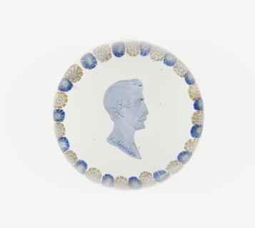 Paperweight, Saint-Louis, c. 1846-55. Creator: Saint-Louis Glassworks.