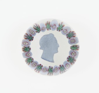 Paperweight, Saint-Louis, c. 1846-55. Creator: Saint-Louis Glassworks.