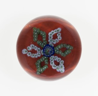Paperweight, Saint-Louis, c. 1845-55. Creator: Saint-Louis Glassworks.