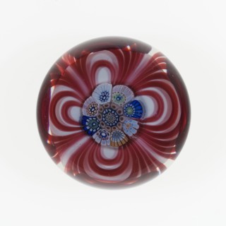 Paperweight, Saint-Louis, c. 1846-55. Creator: Saint-Louis Glassworks.
