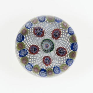 Paperweight, Saint-Louis, c. 1845-55. Creator: Saint-Louis Glassworks.