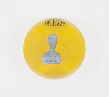 Paperweight, France, Mid 19th century. Creator: Saint-Louis Glassworks.