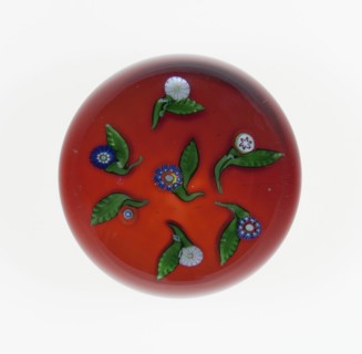 Paperweight, , c. 1845-1860. Creator: Saint-Louis Glassworks.