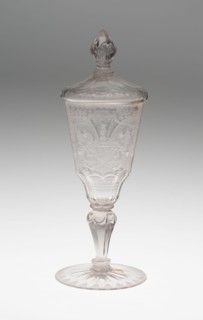 Goblet with Cover, Schleswig, c. 1735. Creator: Unknown.