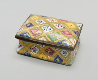 Snuff Box, South Staffordshire, c. 1780. Creator: Staffordshire Potteries.