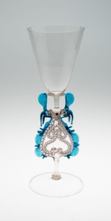 Winged Goblet (Flügelglas), Netherlands, c. 1670-c. 1690. Creator: Unknown.
