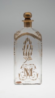 Tall Bottle with Stopper, Spain, c. 1771. Creator: Unknown.