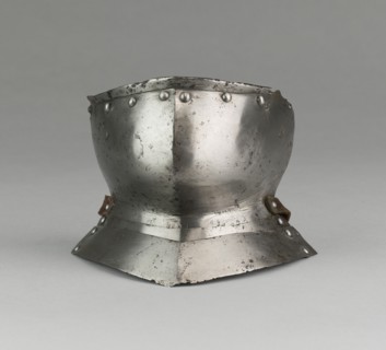 Bevor with two Gorget Plates, Spain, c. 1500, gorget plates possibly later. Creator: Unknown.