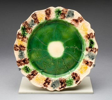 Plate, Staffordshire, 1760/75. Creator: Staffordshire Potteries.