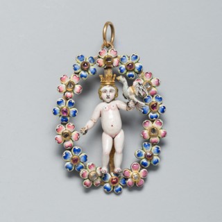 Pendant with the Christ Child, Spain, c. 1650. Creator: Unknown.