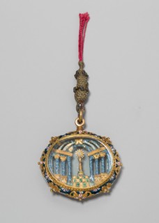 Pendant with the Holy Sacrament, Spain, c. 1650-c. 1700. Creator: Unknown.