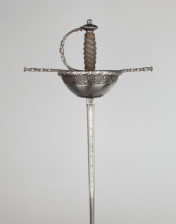 Cup-Hilted Rapier, Spain, northern, 1660/70. Creator: Unknown.