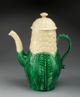 Coffee Pot, Staffordshire, 1765/80. Creator: Staffordshire Potteries.