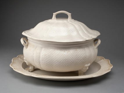 Tureen and Stand, Staffordshire, 1760/69. Creator: Staffordshire Potteries.