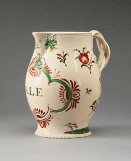 Ale Jug, Staffordshire, c. 1780. Creator: Staffordshire Potteries.