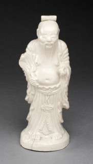 Figure of a Sage, Staffordshire, c. 1750. Creator: Staffordshire Potteries.