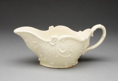 Sauceboat, Burslem, 1750/60. Creator: Wedgwood.