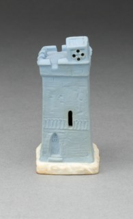 Chess Piece: Rook, Burslem, 19th century. Creator: Wedgwood.